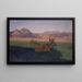 Deer - Albert Bierstadt — framed artwork on a wall