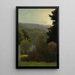 Hillside Forests - Albert Bierstadt — framed artwork on a wall