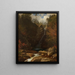 Waterfalls of Glen Ellis - Albert Bierstadt — framed artwork on a wall