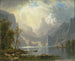 En las Sierras - Albert Bierstadt — vista de la obra