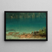 Landscape Lake Scene - Albert Bierstadt — framed artwork on a wall