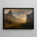 Vista en picado del valle de Yosemite, California - Albert Bierstadt — cuadro enmarcado en la pared