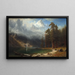 Mont Corcoran - Albert Bierstadt — cuadro enmarcado en la pared