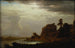 on Sweetwater near Devil's Gate - Albert Bierstadt — artwork view