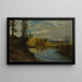 Departure to Lake Tahoe - Albert Bierstadt — framed artwork on a wall