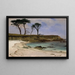 Anse marine - Albert Bierstadt — framed artwork on a wall