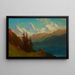 Splendeur - Albert Bierstadt — framed artwork on a wall