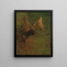 Study of an Elk - Albert Bierstadt — framed artwork on a wall
