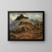 Estudio de las montañas rocosas - Albert Bierstadt — cuadro enmarcado en la pared