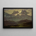 Nieve de verano en las cumbres o Montañas nevadas - Albert Bierstadt — cuadro enmarcado en la pared