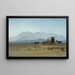 Chariot d'arpenteurs dans les Rocheuses - Albert Bierstadt — framed artwork on a wall