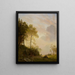La rivière Merced à Yosemite - Albert Bierstadt — framed artwork on a wall