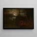 The Trappers' Camp - Albert Bierstadt — framed artwork on a wall