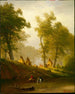 La río Wolf en Kansas - Albert Bierstadt — vista de la obra