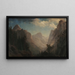 Vista en el valle de Yosemite - Albert Bierstadt — cuadro enmarcado en la pared