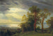 Vista del Hudson - Albert Bierstadt — vista de la obra
