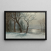 Invierno en Yosemite - Albert Bierstadt — cuadro enmarcado en la pared