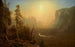 Yosemite Valley Painting, Glacier Point Trail - Albert Bierstadt — artwork view
