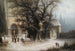 Procession dans un monastère enneigé - Albert Bredow — artwork view
