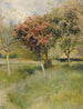 Aubépine en flor Vista desde Chantilly - Albert Edelfelt — vista de la obra