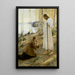 Cristo y María Magdalena - Albert Edelfelt — cuadro enmarcado en la pared
