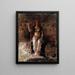 Egyptian Queen Painting - Albert Edelfelt — framed artwork on a wall