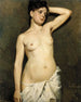 Estudio de desnudo femenino - Albert Edelfelt — vista de la obra