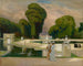 del parque de Saint-Cloud en París - Albert Edelfelt — vista de la obra