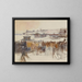 the South Port - Albert Edelfelt — framed artwork on a wall
