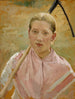 Study « Girl with a Rake » for August - Albert Edelfelt — artwork view
