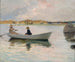 Niñas en una barca de remos - Albert Edelfelt — vista de la obra