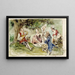 Villa near the spring, study - Albert Edelfelt — framed artwork on a wall