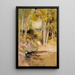 En los bosques - Albert Edelfelt — cuadro enmarcado en la pared