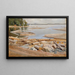 Radeau de bois - Albert Edelfelt — framed artwork on a wall
