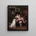 Michael and Xenia, Children of Alexander III by Albert Edelfelt — framed art print on a wall