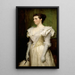 Madame John Gallatly - Albert Edelfelt — framed artwork on a wall