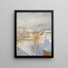París bajo la nieve - Albert Edelfelt — cuadro enmarcado en la pared