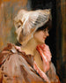 Dame parisienne en peignoir - Albert Edelfelt — artwork view