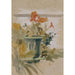 Pélargoniums en la terraza - Albert Edelfelt — vista de la obra