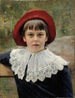 Portrait of the artist sister Berta Edelfelt - Albert Edelfelt — artwork view