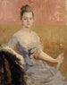 Study of the portrait of Countess Augusta Lewenhaupt - Albert Edelfelt — artwork view
