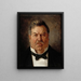 Portrait of August Streng - Albert Edelfelt — framed artwork on a wall