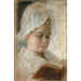 Reproducción del cuadro Retrato de Berta Edelfelt estudio - Albert Edelfelt