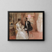 Escena en el baile - Albert Edelfelt — cuadro enmarcado en la pared