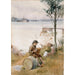 Serenata en el muelle - Albert Edelfelt — vista de la obra