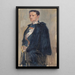 Esquisse pour le portrait du prince Carl - Albert Edelfelt — cuadro enmarcado en la pared