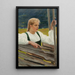 Solveig II - Albert Edelfelt — framed artwork on a wall