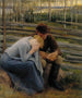 Variation on the sadness of the illustration of the poem « At the Vernamo Fair » - Albert Edelfelt — artwork view