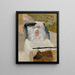El hijo del artista, Erik, en un cochecito - Albert Edelfelt — cuadro enmarcado en la pared