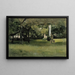 Le Jardin du Musée de Cluny à Paris - Albert Edelfelt — framed artwork on a wall